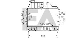 ElectroAuto 31R46025 - RADIADOR->APLICACION ORIGINAL MASSE