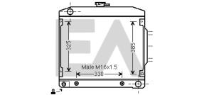 ElectroAuto 31R50021 - RADIADOR->APLICACION ORIGINAL MERCE