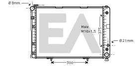 ElectroAuto 31R50064 - RADIADOR->APLICACION ORIGINAL MERCE