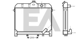 ElectroAuto 31R50068 - RADIADOR->APLICACION ORIGINAL MERCE