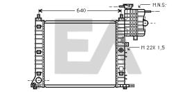 ElectroAuto 31R50071 - RADIADOR->APLICACION ORIGINAL MERCE