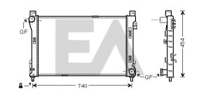 ElectroAuto 31R50078 - RADIADOR->APLICACION ORIGINAL MERCE