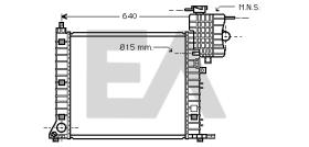 ElectroAuto 31R50081 - RADIADOR->APLICACION ORIGINAL MERCE