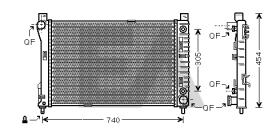 ElectroAuto 31R50082 - RADIADOR->APLICACION ORIGINAL MERCE