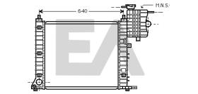 ElectroAuto 31R50084 - RADIADOR->APLICACION ORIGINAL MERCE