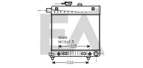 ElectroAuto 31R50121 - RADIADOR->APLICACION ORIGINAL MERCE