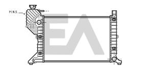 ElectroAuto 31R50128 - RADIADOR->APLICACION ORIGINAL MERCE