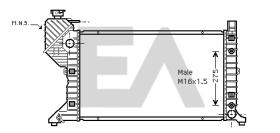 ElectroAuto 31R50129 - RADIADOR->APLICACION ORIGINAL MERCE