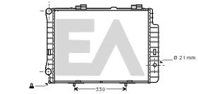ElectroAuto 31R50134 - RADIADOR->APLICACION ORIGINAL MERCE