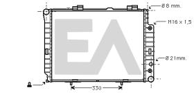 ElectroAuto 31R50137 - RADIADOR->APLICACION ORIGINAL MERCE