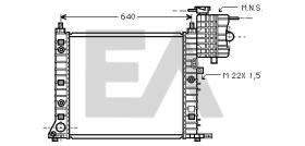 ElectroAuto 31R50138 - RADIADOR AGUA MERCEDES BENZ