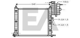 ElectroAuto 31R50139 - RADIADOR AGUA MERCEDES BENZ