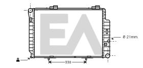 ElectroAuto 31R50142 - RADIADOR->APLICACION ORIGINAL MERCE