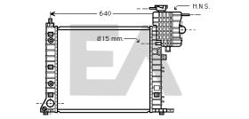 ElectroAuto 31R50148 - RADIADOR->APLICACION ORIGINAL MERCE