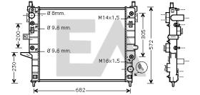 ElectroAuto 31R50149 - RADIADOR->APLICACION ORIGINAL MERCE