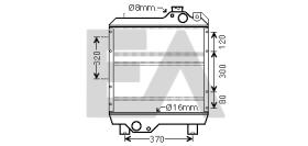 ElectroAuto 31R53018 - RADIADOR->APLICACION ORIGINAL CASE