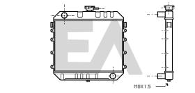ElectroAuto 31R54003 - RADIADOR->APLICACION ORIGINAL OPEL
