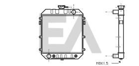 ElectroAuto 31R54004 - RADIADOR->APLICACION ORIGINAL OPEL