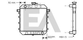 ElectroAuto 31R54007 - RADIADOR->APLICACION ORIGINAL OPEL