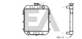 ElectroAuto 31R54009 - RADIADOR->APLICACION ORIGINAL OPEL