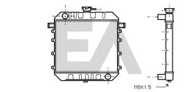 ElectroAuto 31R54012 - RADIADOR->APLICACION ORIGINAL OPEL