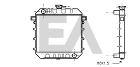 ElectroAuto 31R54016 - RADIADOR->APLICACION ORIGINAL OPEL