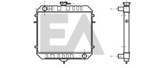 ElectroAuto 31R54018 - RADIADOR->APLICACION ORIGINAL OPEL