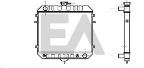 ElectroAuto 31R54019 - RADIADOR->APLICACION ORIGINAL OPEL