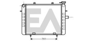 ElectroAuto 31R54020 - RADIADOR->APLICACION ORIGINAL OPEL