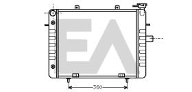 ElectroAuto 31R54021 - RADIADOR->APLICACION ORIGINAL OPEL