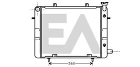 ElectroAuto 31R54023 - RADIADOR->APLICACION ORIGINAL OPEL