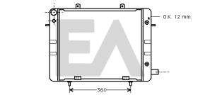 ElectroAuto 31R54026 - RADIADOR->APLICACION ORIGINAL OPEL