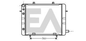 ElectroAuto 31R54032 - RADIADOR->APLICACION ORIGINAL OPEL