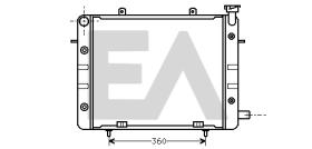 ElectroAuto 31R54035 - RADIADOR->APLICACION ORIGINAL OPEL