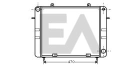 ElectroAuto 31R54042 - RADIADOR->APLICACION ORIGINAL OPEL