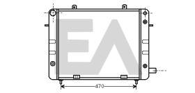 ElectroAuto 31R54044 - RADIADOR->APLICACION ORIGINAL OPEL