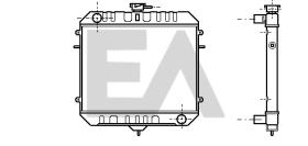 ElectroAuto 31R54046 - RADIADOR->APLICACION ORIGINAL OPEL