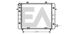 ElectroAuto 31R54053 - RADIADOR->APLICACION ORIGINAL OPEL