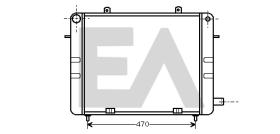 ElectroAuto 31R54063 - RADIADOR->APLICACION ORIGINAL OPEL