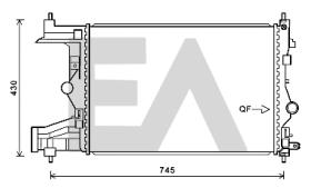 ElectroAuto 31R54233 - RADIADOR->APLICACION ORIGINAL OPEL