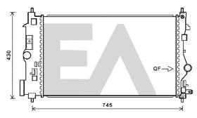 ElectroAuto 31R54234 - RADIADOR AGUA VAUXHALL