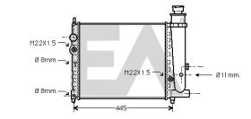 ElectroAuto 31R55016 - RADIADOR->APLICACION ORIGINAL PEUGE