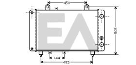 ElectroAuto 31R55018 - RADIADOR->APLICACION ORIGINAL CITRO