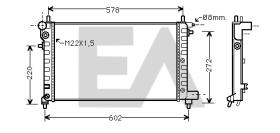 ElectroAuto 31R55032 - RADIADOR->APLICACION ORIGINAL PEUGE