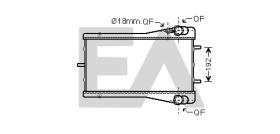 ElectroAuto 31R58011 - RADIADOR->APLICACION ORIGINAL PORSC