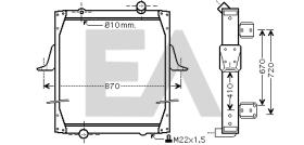 ElectroAuto 31R59040 - RADIADOR->APLICACION ORIGINAL RENAU