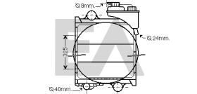 ElectroAuto 31R59049 - RADIADOR->APLICACION ORIGINAL RENAU