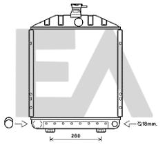 ElectroAuto 31R59055 - RADIADOR->APLICACION ORIGINAL RENAU