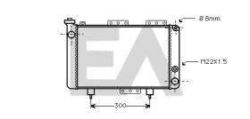 ElectroAuto 31R60004 - RADIADOR AGUA RENAULT