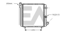 ElectroAuto 31R60009 - RADIADOR->APLICACION ORIGINAL RENAU